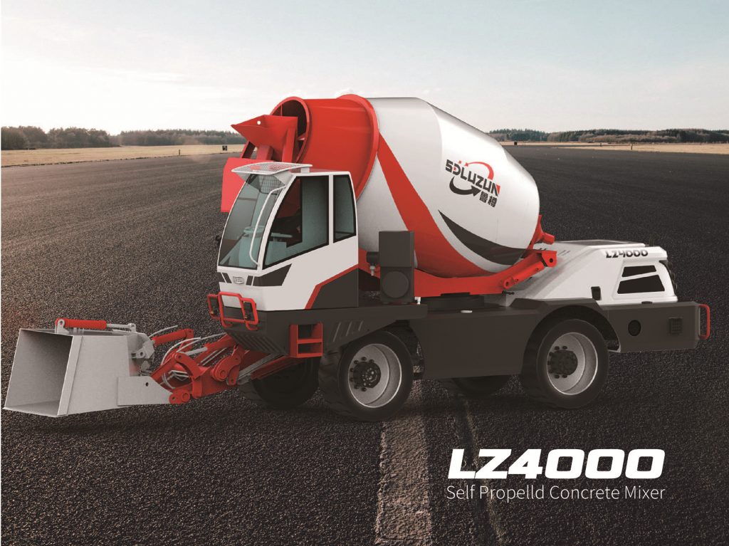 [2020新款LZ4000]自動上料攪拌車，魯樽自上料攪拌車